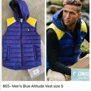 Men’s  Zyia blue altitude vest